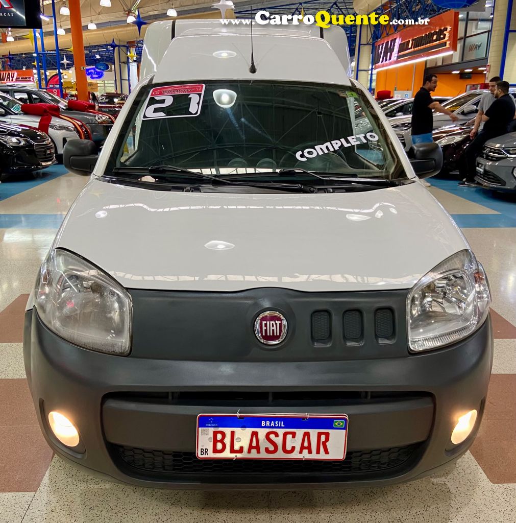 FIAT FIORINO 1.4 MPI FURGAO HARD WORKING 8V 2021 - Loja