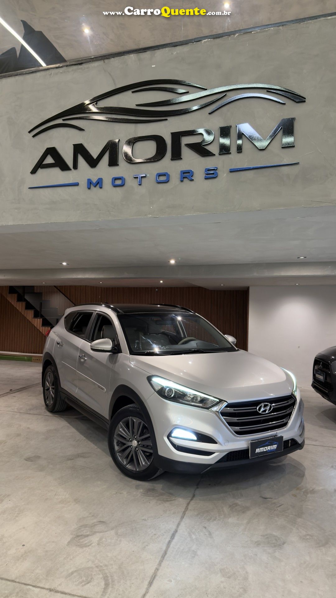 HYUNDAI   TUCSON GLS 1.6 TURBO 16V AUT.   PRATA 2018 1.6 GASOLINA - Loja