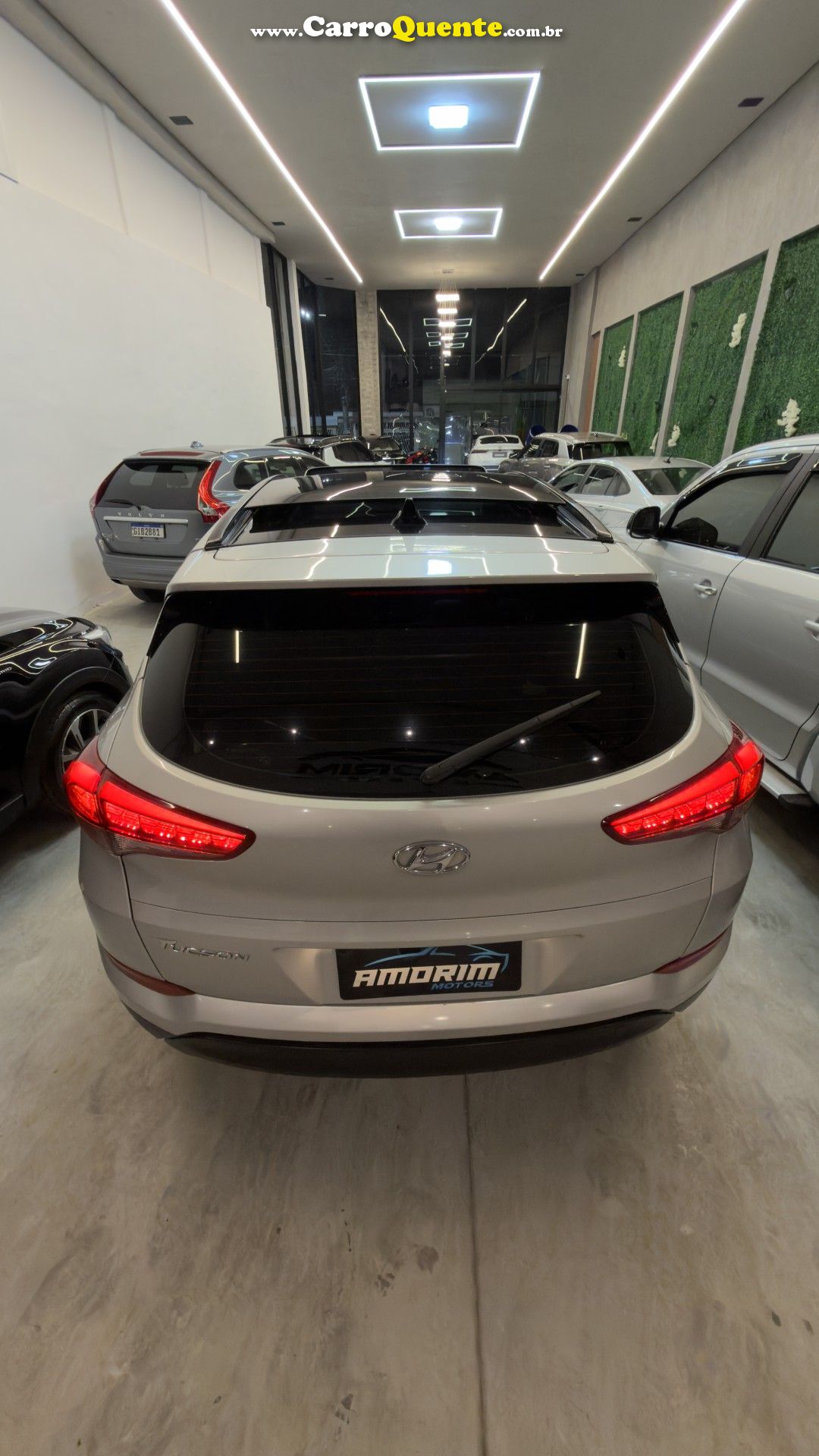 HYUNDAI   TUCSON GLS 1.6 TURBO 16V AUT.   PRATA 2018 1.6 GASOLINA - Loja
