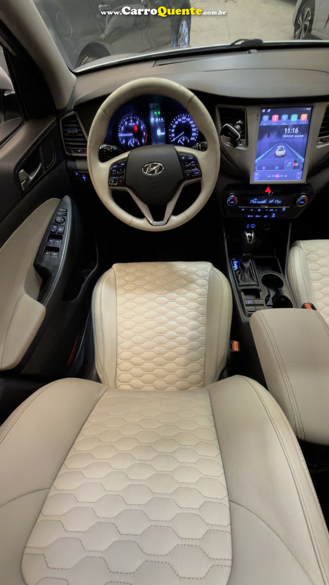 HYUNDAI   TUCSON GLS 1.6 TURBO 16V AUT.   PRATA 2018 1.6 GASOLINA - Loja