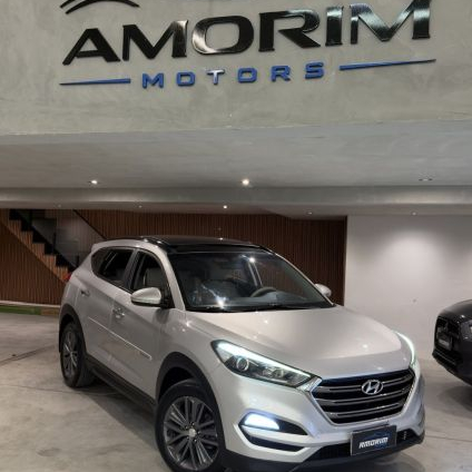 HYUNDAI   TUCSON GLS 1.6 TURBO 16V AUT.   PRATA 2018 1.6 GASOLINA