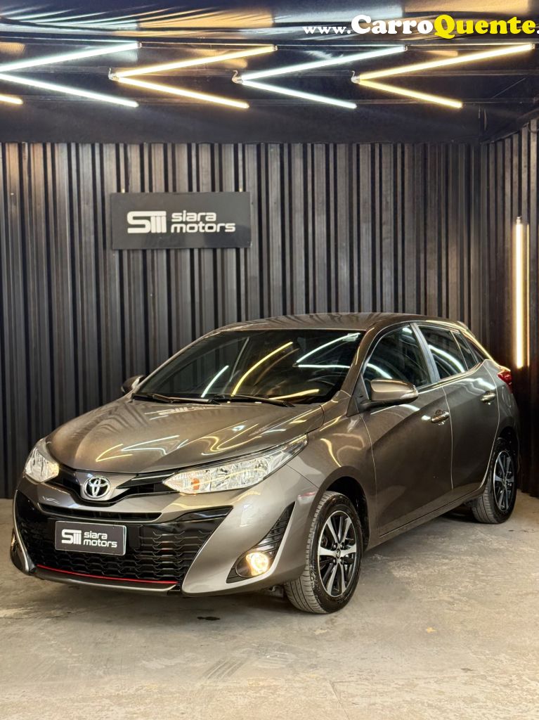 TOYOTA   YARIS XS 1.5 FLEX 16V 5P AUT.   CINZA 2019 1.5 FLEX - Loja