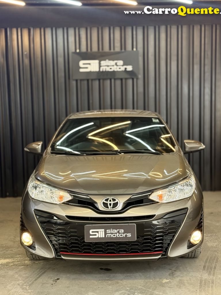 TOYOTA   YARIS XS 1.5 FLEX 16V 5P AUT.   CINZA 2019 1.5 FLEX - Loja