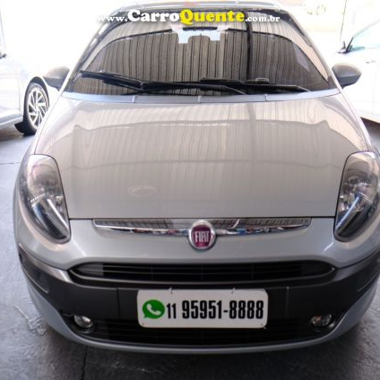 FIAT   PUNTO ESSENCE DUALOGIC 1.6 FLEX 16V 5P   PRATA 2014 1.6 FLEX