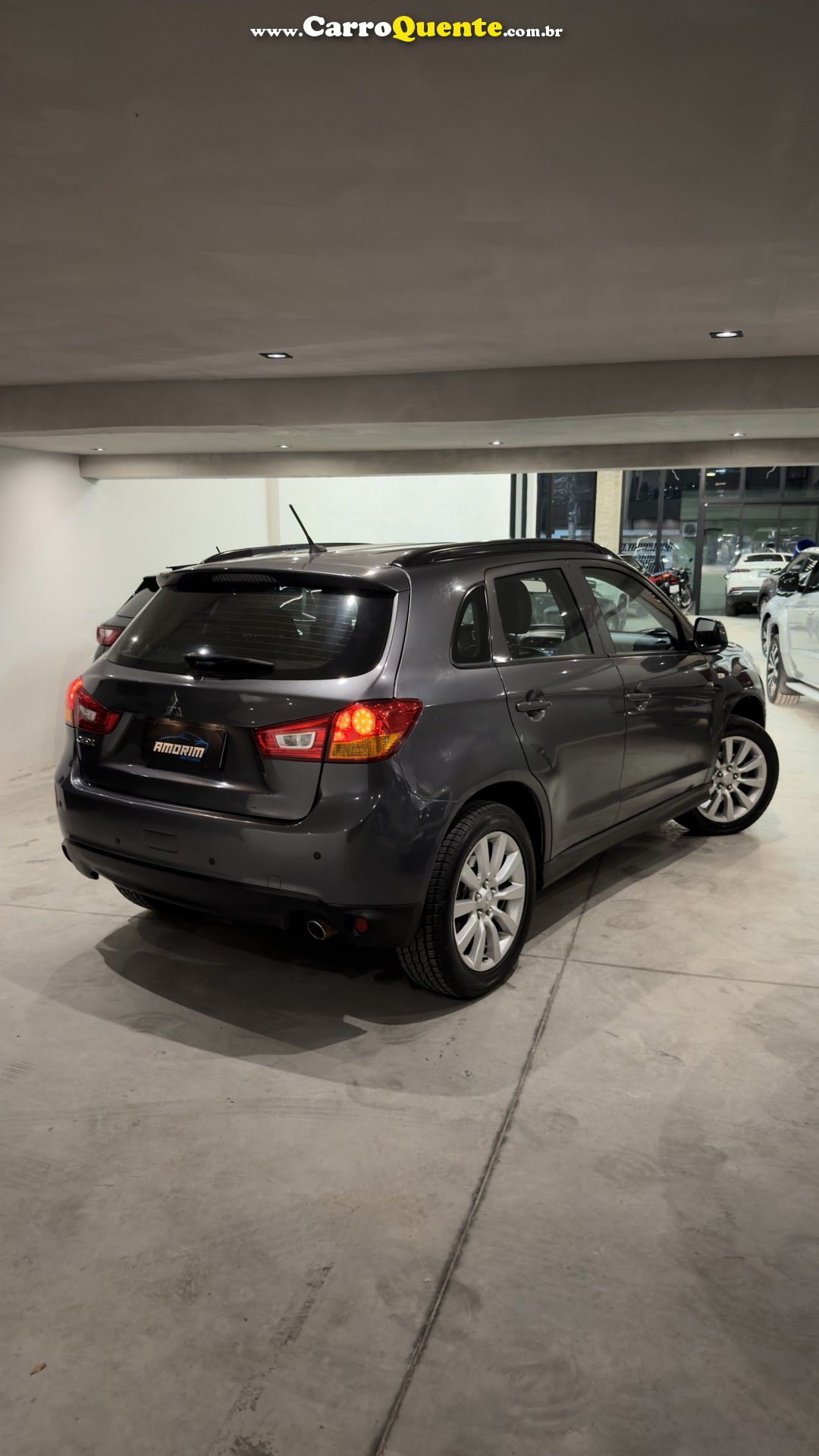 MITSUBISHI   ASX 2.0 16V 160CV AUT.   CINZA 2015 2.0 GASOLINA - Loja