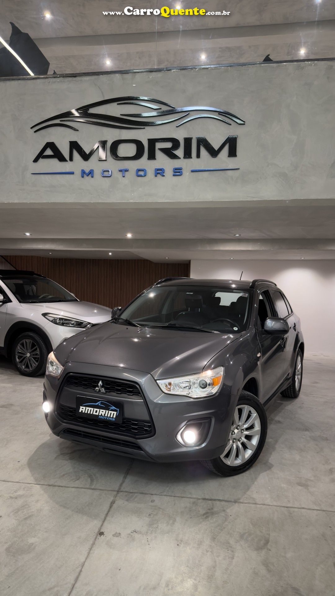 MITSUBISHI   ASX 2.0 16V 160CV AUT.   CINZA 2015 2.0 GASOLINA - Loja