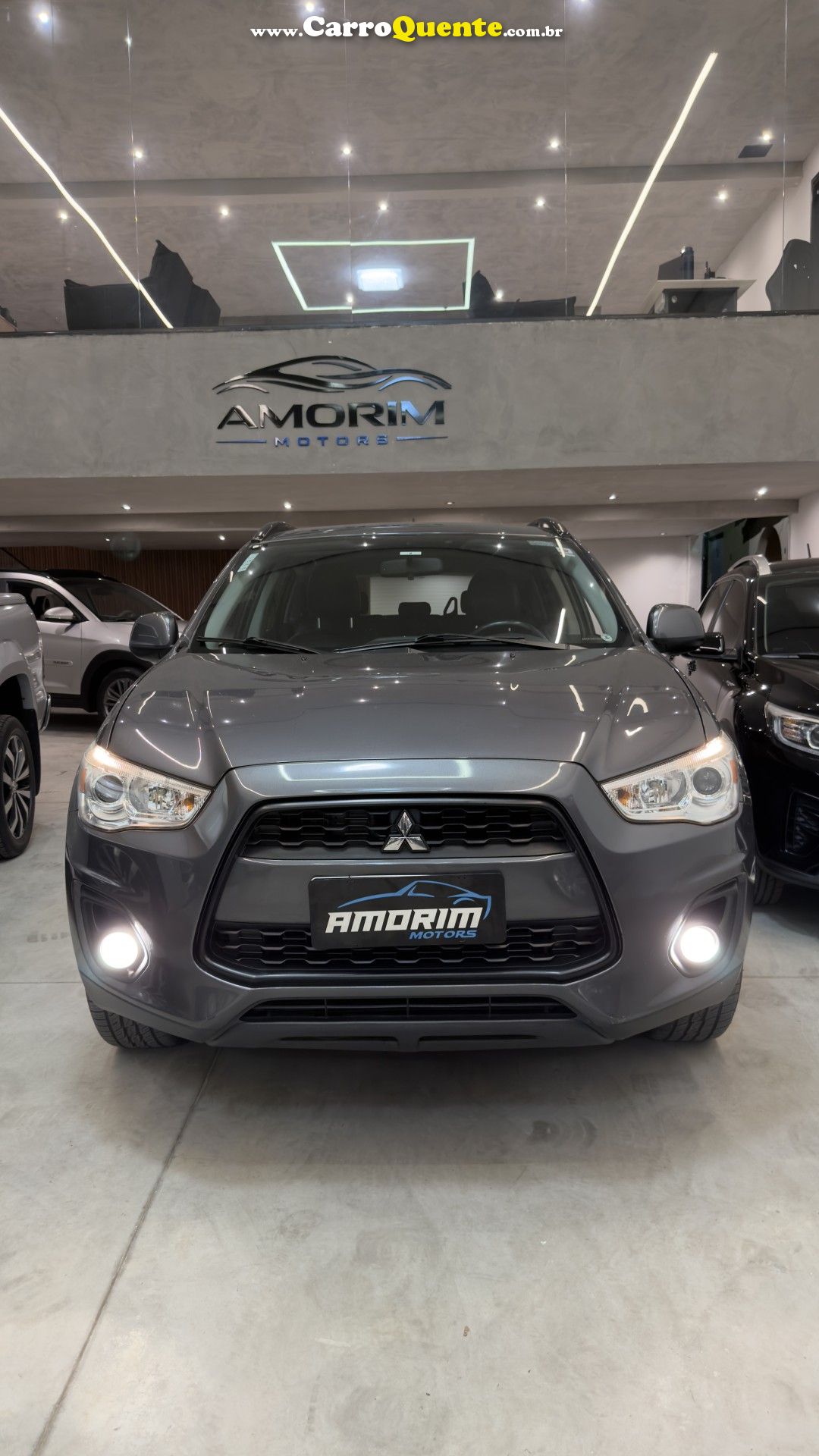 MITSUBISHI   ASX 2.0 16V 160CV AUT.   CINZA 2015 2.0 GASOLINA - Loja