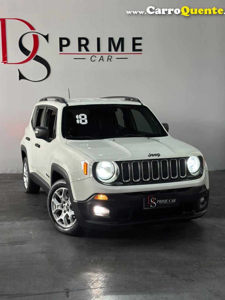 JEEP   RENEGADE SPORT 1.8 4X2 FLEX 16V AUT.   BRANCO 2018 1.8 FLEX - Loja