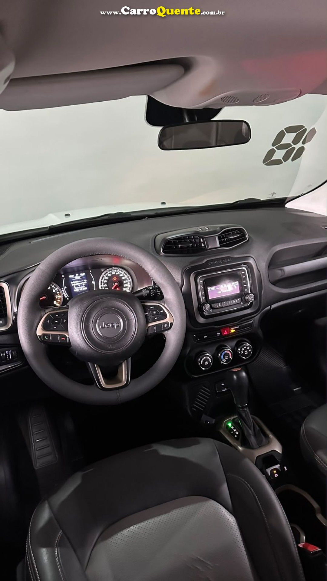 JEEP   RENEGADE SPORT 1.8 4X2 FLEX 16V AUT.   BRANCO 2018 1.8 FLEX - Loja