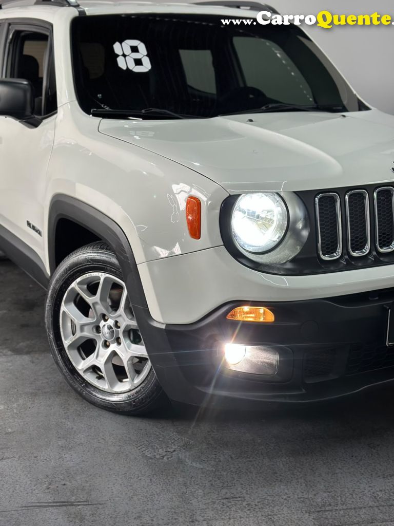 JEEP   RENEGADE SPORT 1.8 4X2 FLEX 16V AUT.   BRANCO 2018 1.8 FLEX - Loja