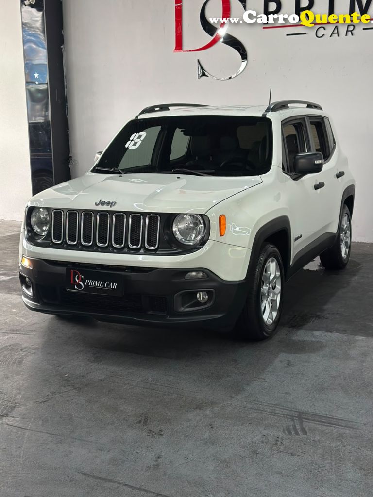 JEEP   RENEGADE SPORT 1.8 4X2 FLEX 16V AUT.   BRANCO 2018 1.8 FLEX - Loja