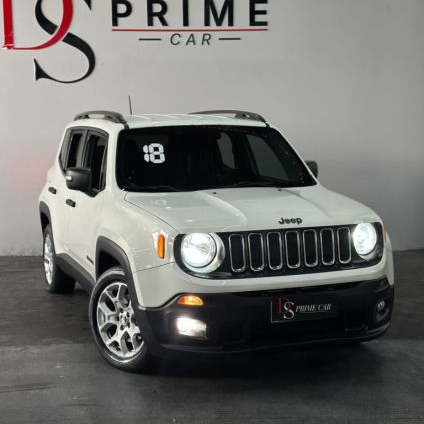 JEEP   RENEGADE SPORT 1.8 4X2 FLEX 16V AUT.   BRANCO 2018 1.8 FLEX