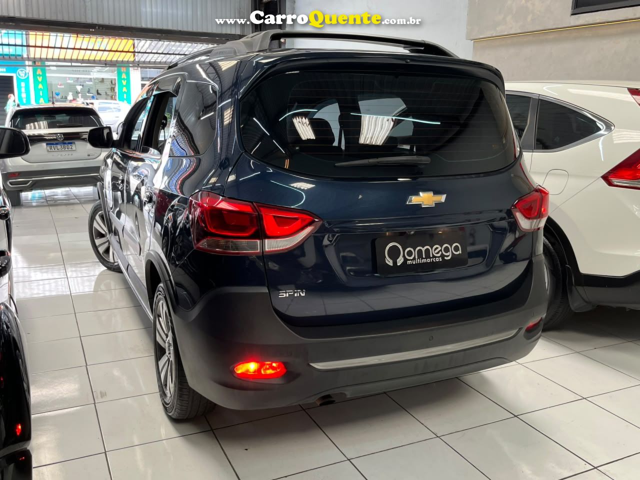 CHEVROLET   SPIN ACTIV 1.8 8V ECONO. FLEX 5P AUT.   AZUL 2020 1.8 FLEX - Loja