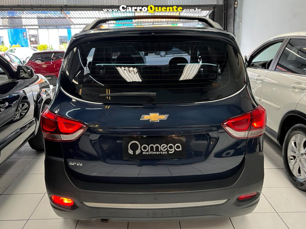 CHEVROLET   SPIN ACTIV 1.8 8V ECONO. FLEX 5P AUT.   AZUL 2020 1.8 FLEX - Loja