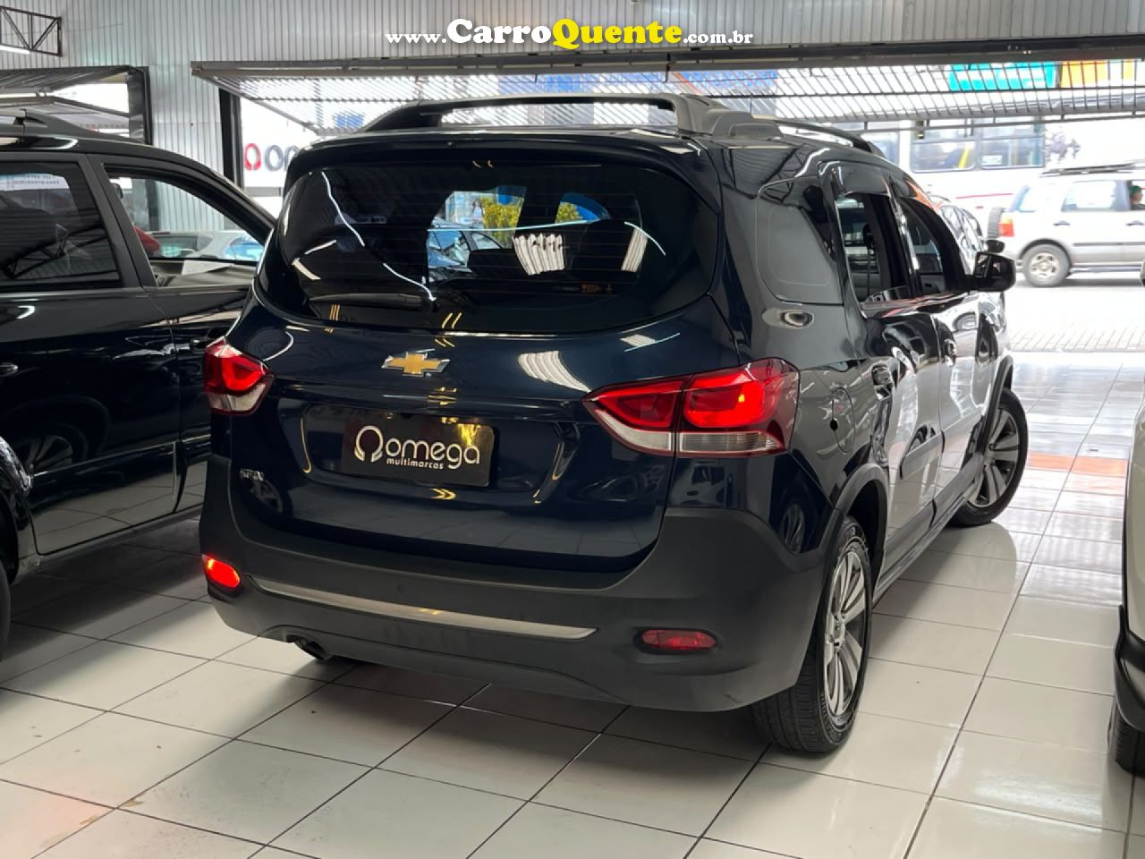 CHEVROLET   SPIN ACTIV 1.8 8V ECONO. FLEX 5P AUT.   AZUL 2020 1.8 FLEX - Loja