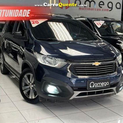 CHEVROLET   SPIN ACTIV 1.8 8V ECONO. FLEX 5P AUT.   AZUL 2020 1.8 FLEX