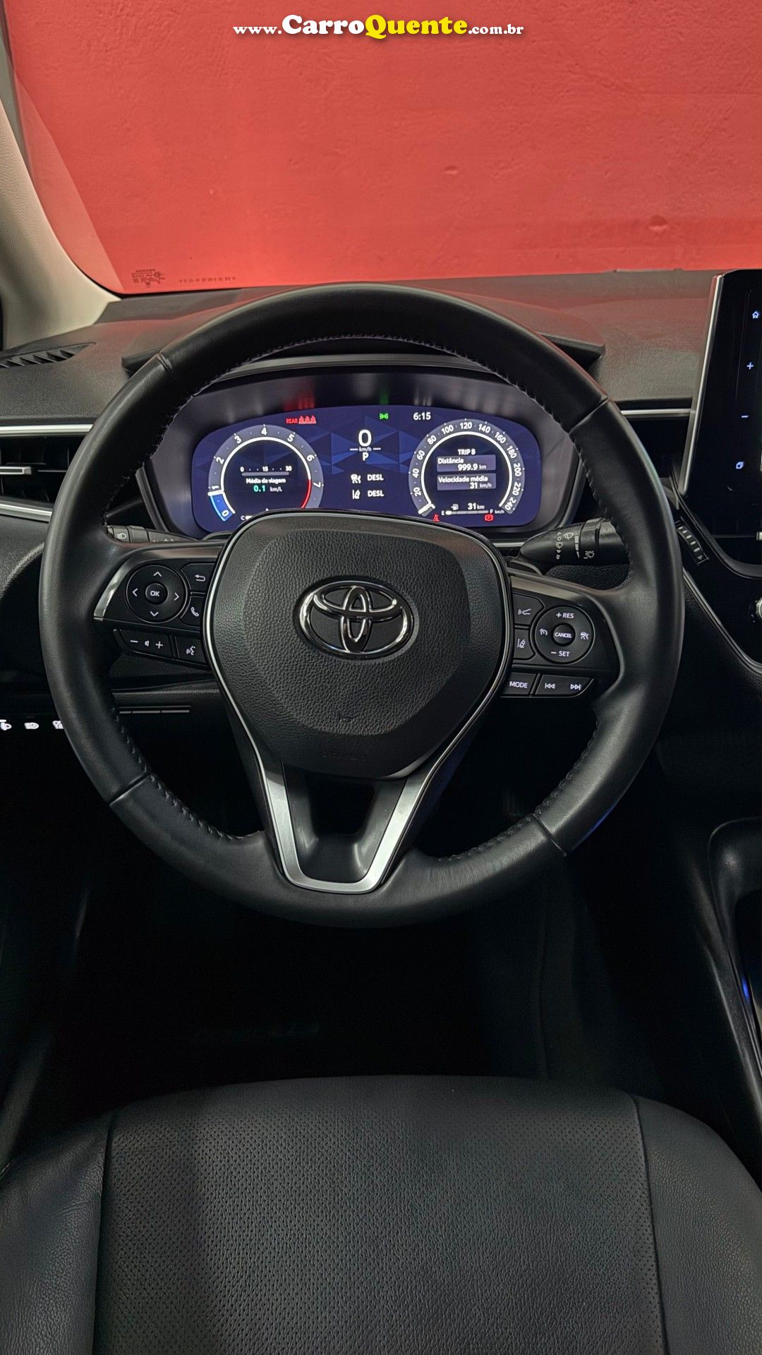 TOYOTA   COROLLA XEI 2.0 FLEX 16V AUT.   PRETO 2024 2.0 FLEX - Loja
