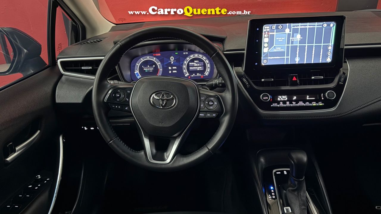 TOYOTA   COROLLA XEI 2.0 FLEX 16V AUT.   PRETO 2024 2.0 FLEX - Loja