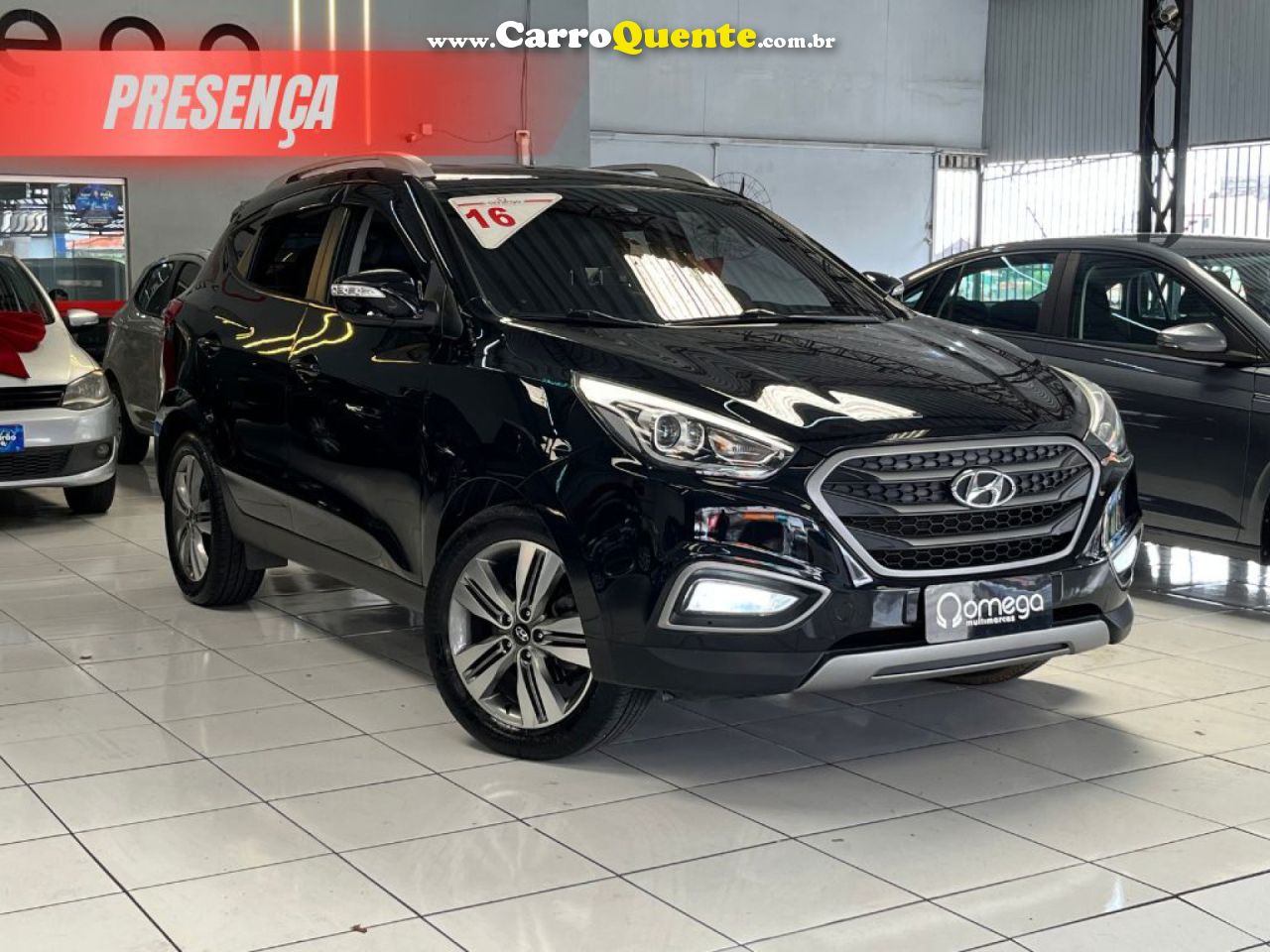 HYUNDAI   IX35 GLS 2.0 16V 2WD FLEX AUT.   PRETO 2016 2.0 FLEX - Loja