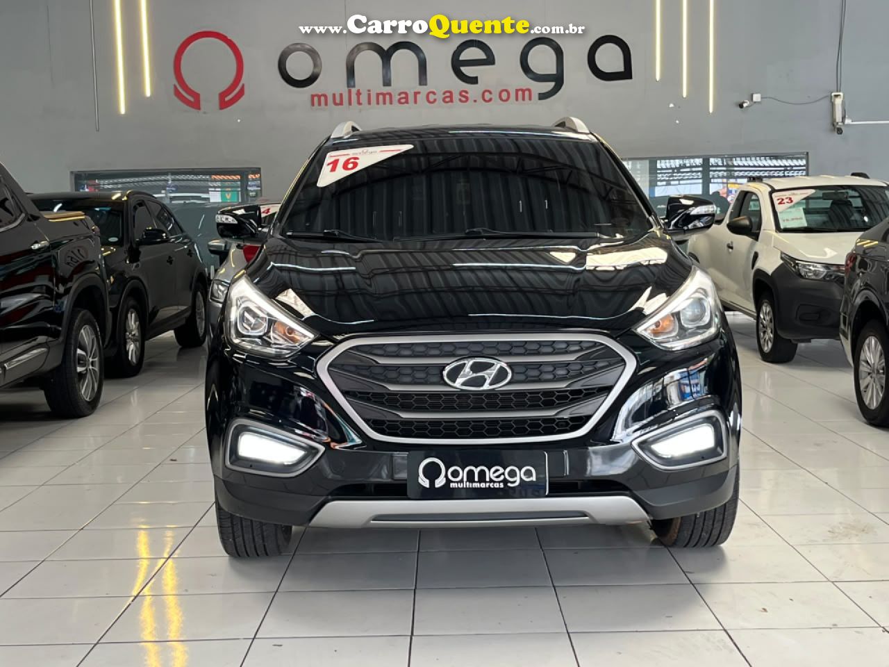 HYUNDAI   IX35 GLS 2.0 16V 2WD FLEX AUT.   PRETO 2016 2.0 FLEX - Loja