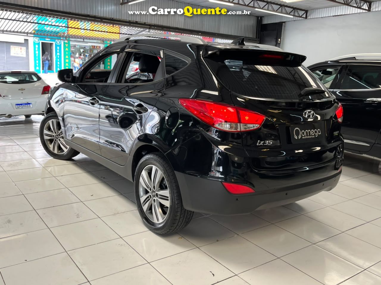HYUNDAI   IX35 GLS 2.0 16V 2WD FLEX AUT.   PRETO 2016 2.0 FLEX - Loja