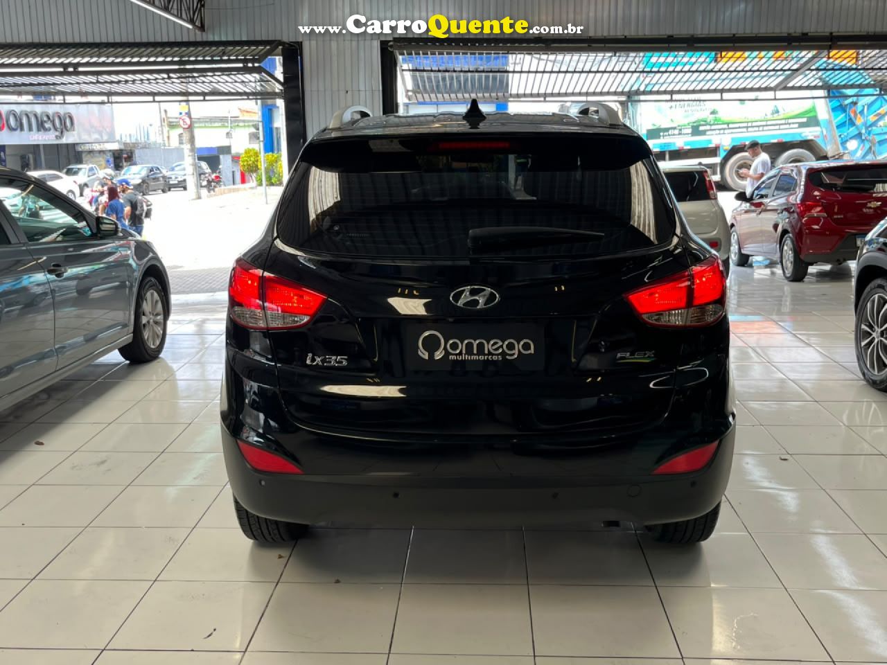 HYUNDAI   IX35 GLS 2.0 16V 2WD FLEX AUT.   PRETO 2016 2.0 FLEX - Loja