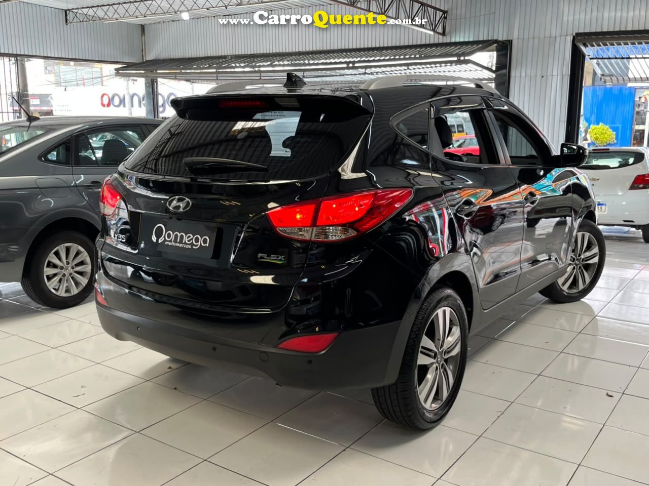 HYUNDAI   IX35 GLS 2.0 16V 2WD FLEX AUT.   PRETO 2016 2.0 FLEX - Loja