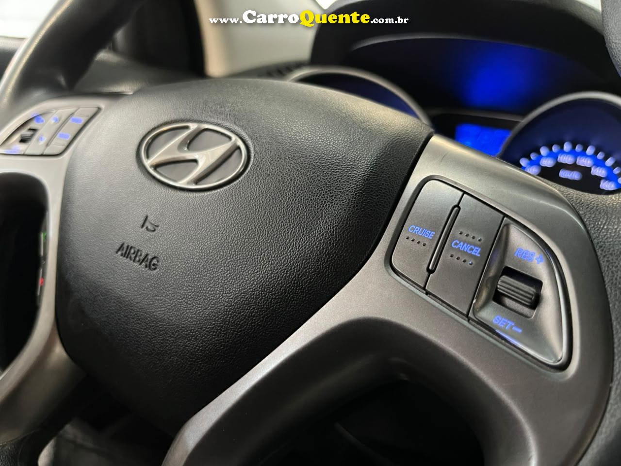 HYUNDAI   IX35 GLS 2.0 16V 2WD FLEX AUT.   PRETO 2016 2.0 FLEX - Loja