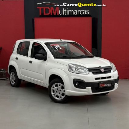 FIAT   UNO ATTRACTIVE 1.0 FLEX 6V 5P   BRANCO 2017 1.0 FLEX