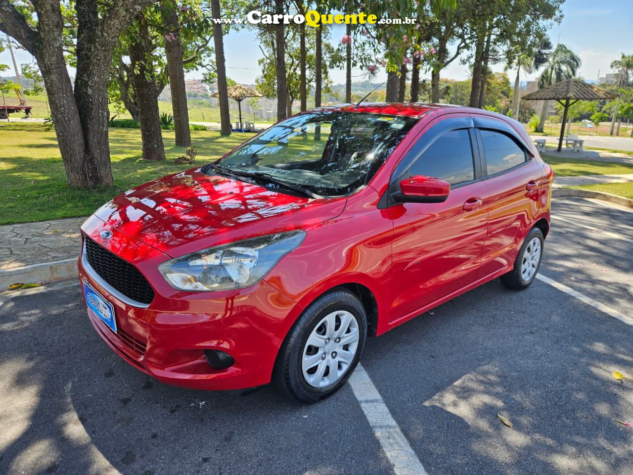 FORD   KA 1.0 SESE PLUS TIVCT FLEX 5P   VERMELHO 2015 1.0 FLEX - Loja
