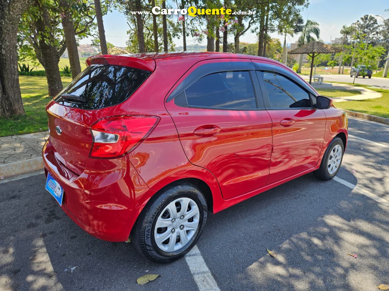 FORD   KA 1.0 SESE PLUS TIVCT FLEX 5P   VERMELHO 2015 1.0 FLEX - Loja