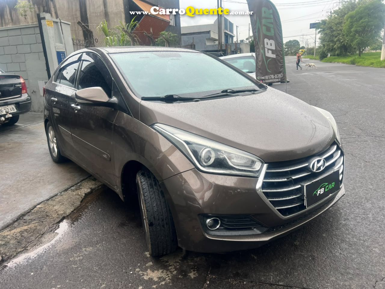 HYUNDAI   HB20S PREMIUM 1.6 FLEX 16V AUT. 4P   CINZA 2016 1.6 FLEX - Loja