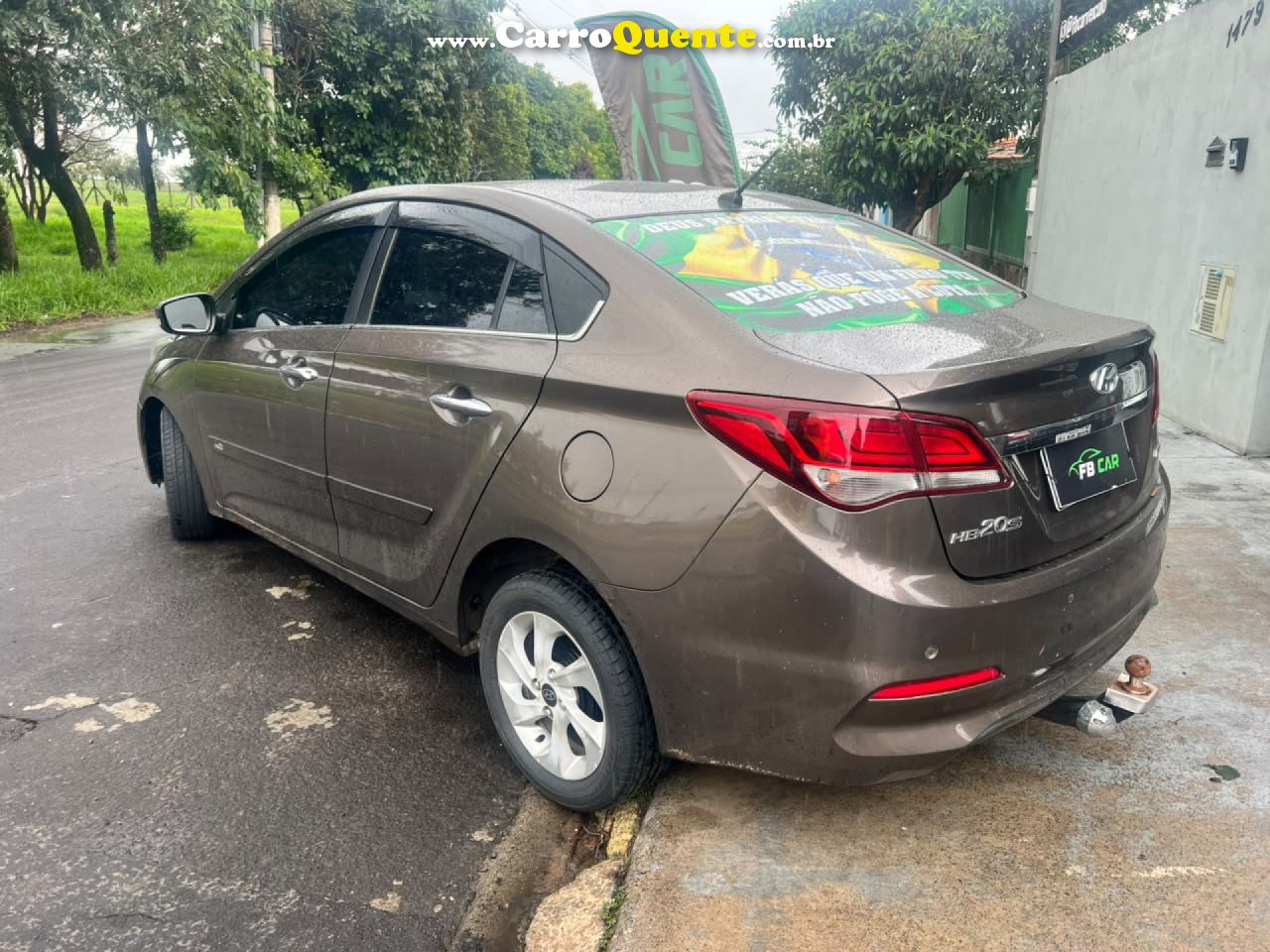 HYUNDAI   HB20S PREMIUM 1.6 FLEX 16V AUT. 4P   CINZA 2016 1.6 FLEX - Loja
