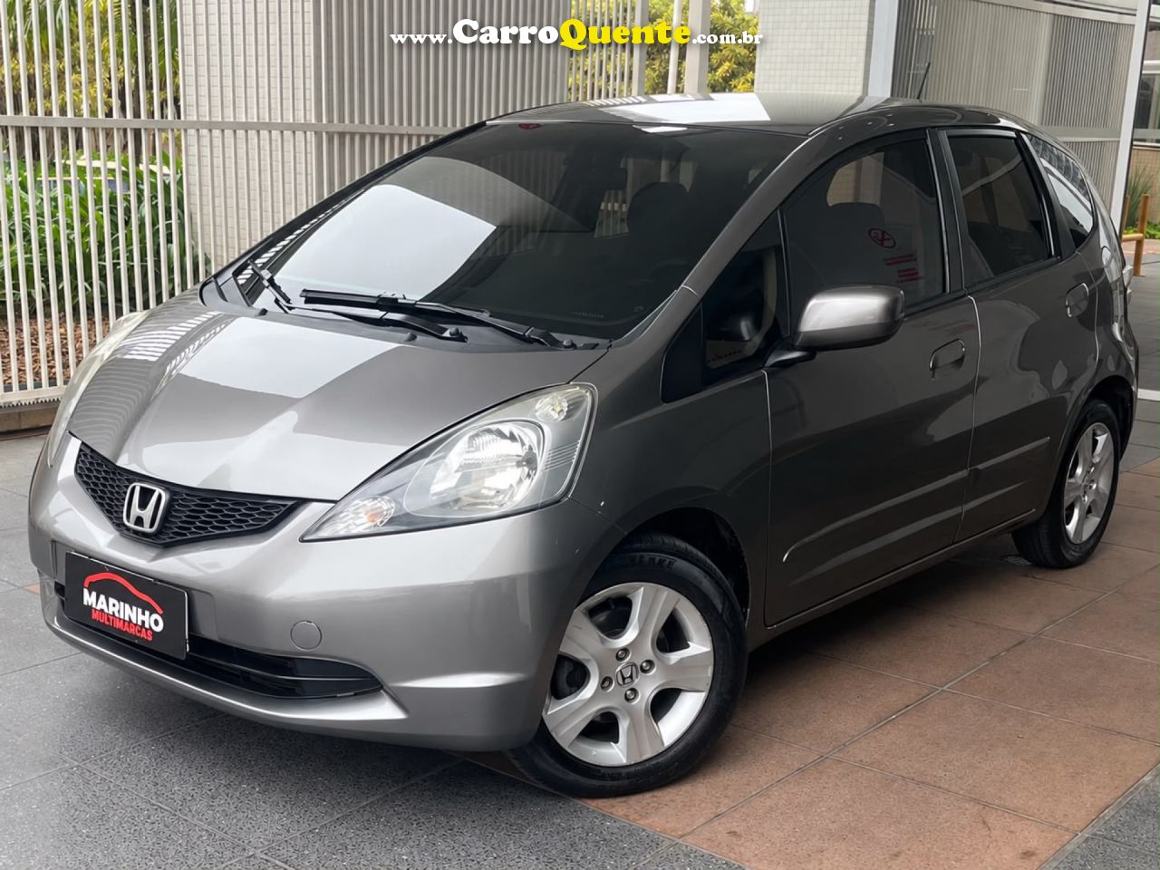 HONDA   FIT LXL AUTOMATICO COMPLETO DE FABRICA BAIXA KM BOM ESTADO   CINZA 2009 1.4 FLEX - Loja