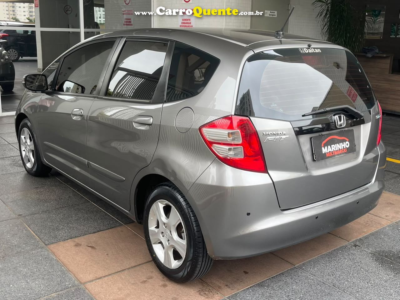HONDA   FIT LXL AUTOMATICO COMPLETO DE FABRICA BAIXA KM BOM ESTADO   CINZA 2009 1.4 FLEX - Loja