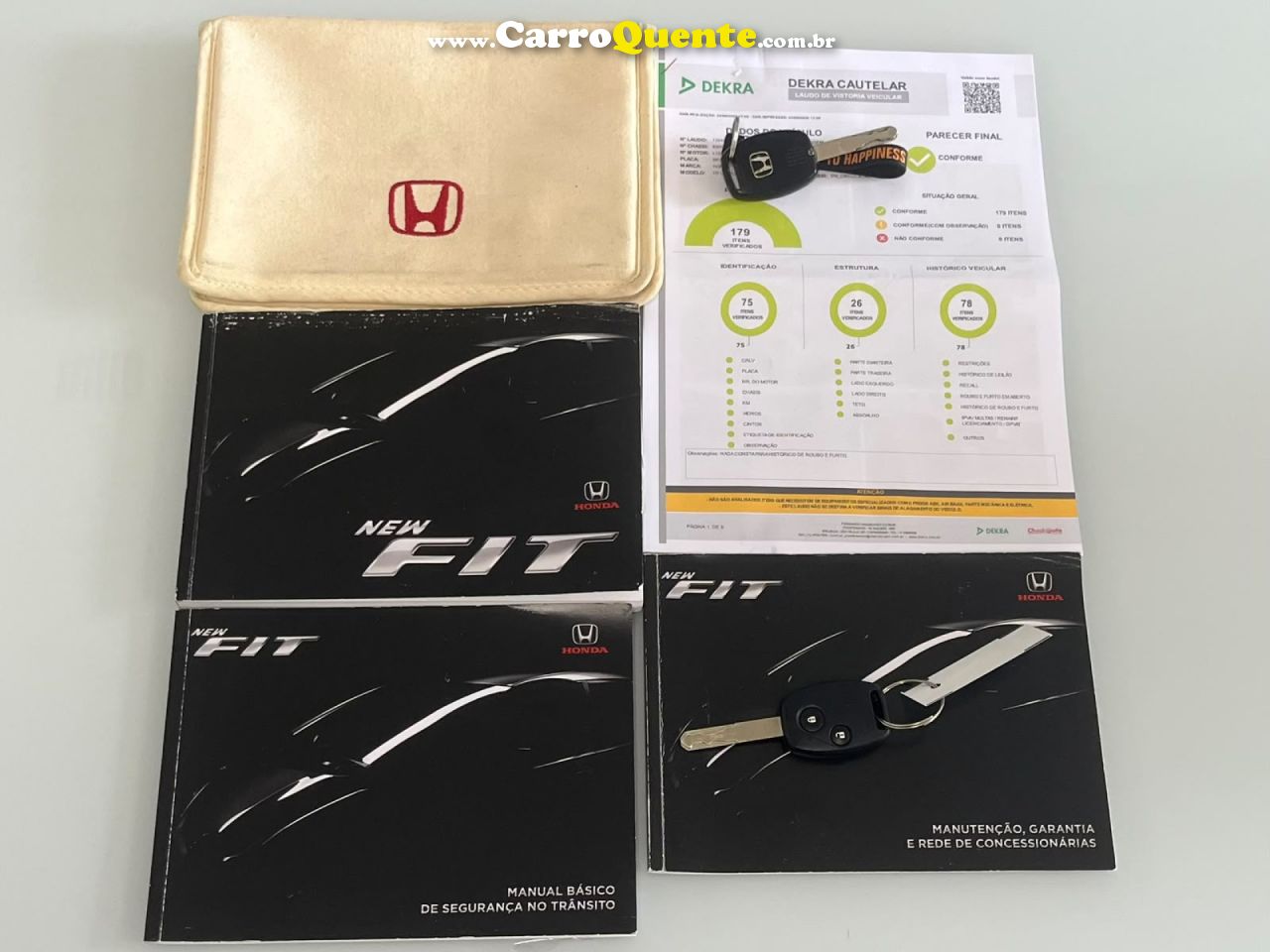 HONDA   FIT LXL AUTOMATICO COMPLETO DE FABRICA BAIXA KM BOM ESTADO   CINZA 2009 1.4 FLEX - Loja