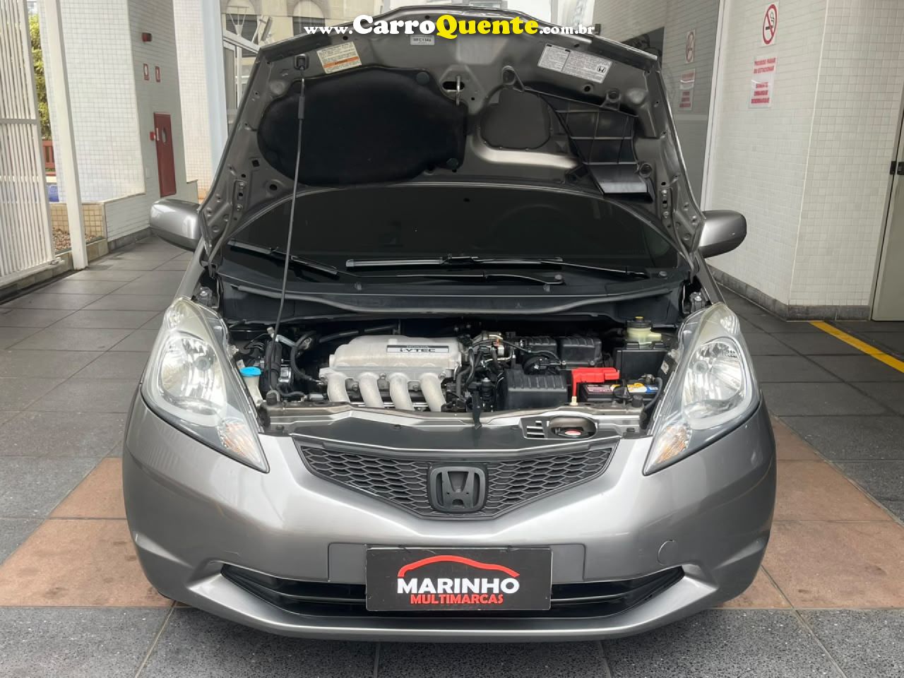 HONDA   FIT LXL AUTOMATICO COMPLETO DE FABRICA BAIXA KM BOM ESTADO   CINZA 2009 1.4 FLEX - Loja
