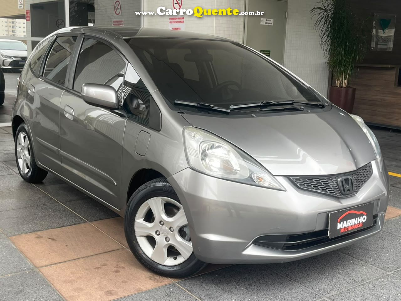 HONDA   FIT LXL AUTOMATICO COMPLETO DE FABRICA BAIXA KM BOM ESTADO   CINZA 2009 1.4 FLEX - Loja