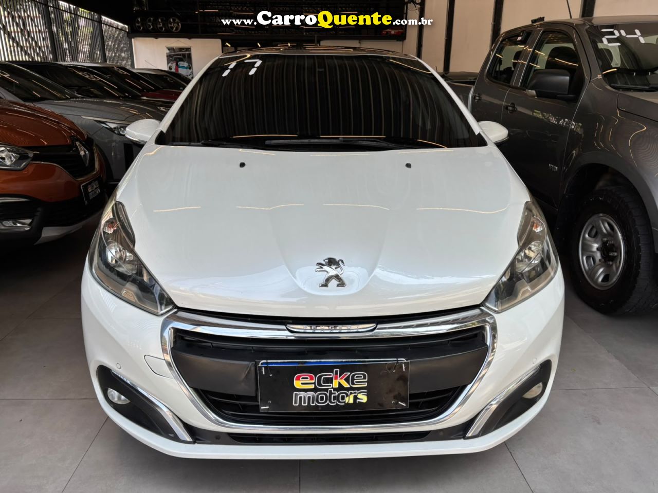 PEUGEOT   208 GRIFFE 1.6 FLEX 16V 5P AUT.   BRANCO 2017 1.6 FLEX - Loja