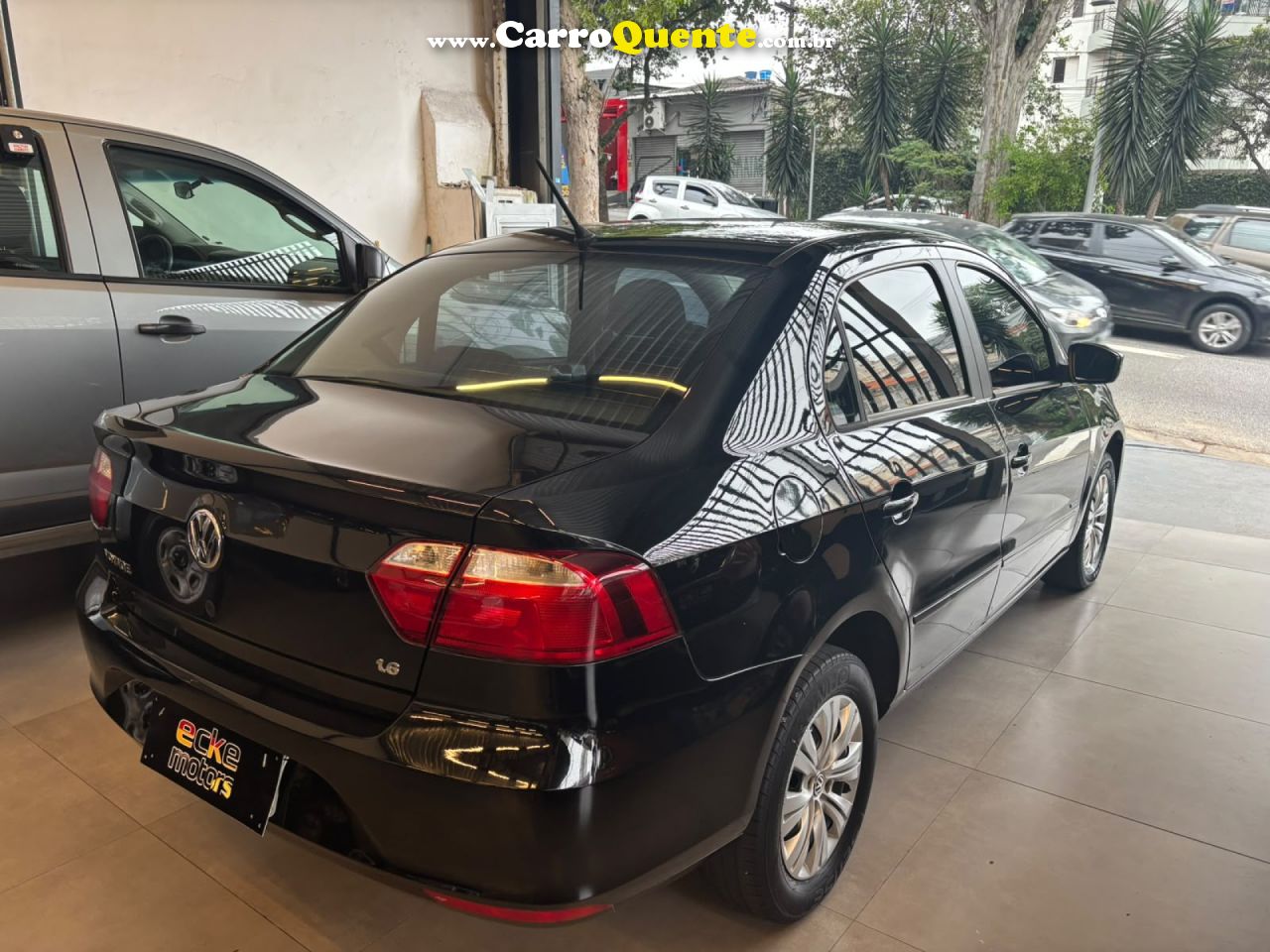 VOLKSWAGEN   VOYAGE TREND 1.6 MI TOTAL FLEX 8V 4P   PRETO 2014 1.6 FLEX - Loja