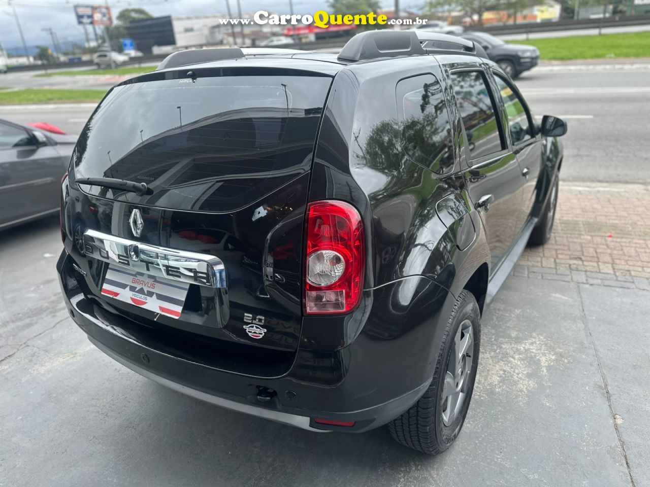 RENAULT   DUSTER DYNAMIQUE 4X4 2.0 HI-FLEX 16V MEC   PRETO 2013 2.0 FLEX - Loja