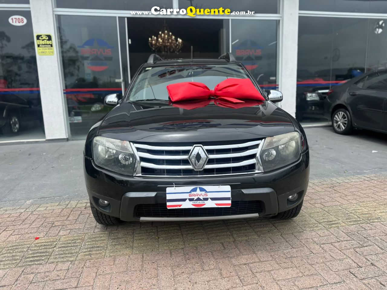 RENAULT   DUSTER DYNAMIQUE 4X4 2.0 HI-FLEX 16V MEC   PRETO 2013 2.0 FLEX - Loja