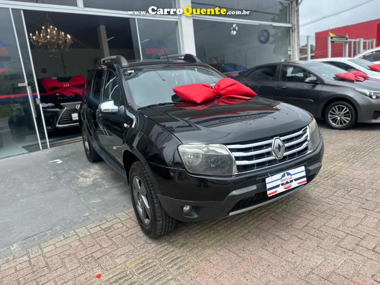 RENAULT   DUSTER DYNAMIQUE 4X4 2.0 HI-FLEX 16V MEC   PRETO 2013 2.0 FLEX - Loja