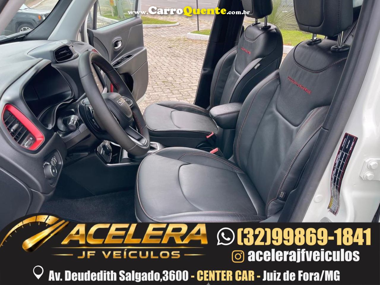 JEEP   RENEGADE TRAILHAWK T270 1.3 TB FLEX AUT.   BRANCO 2024 1.3 FLEX - Loja