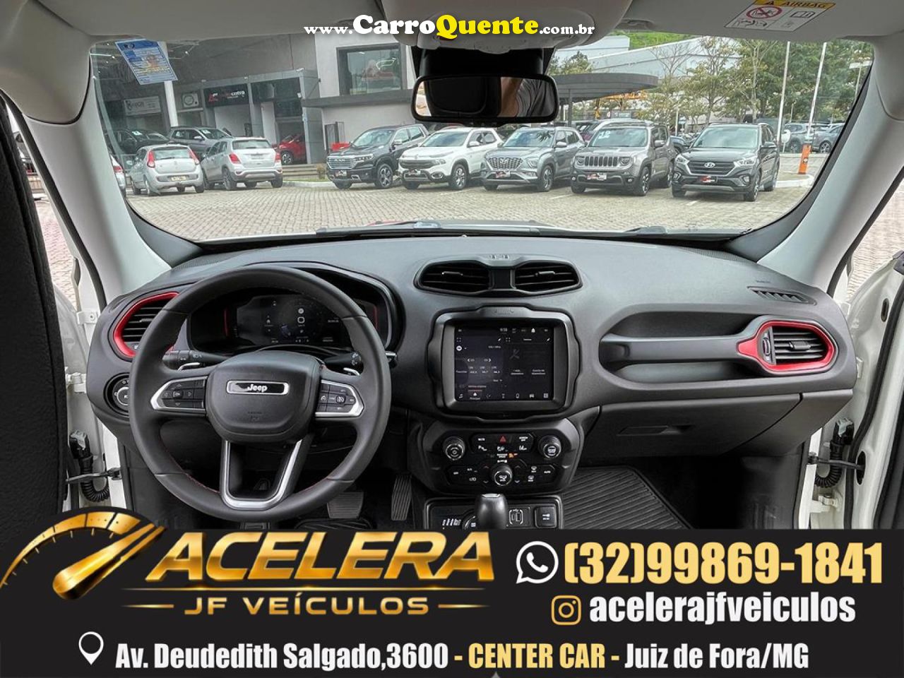 JEEP   RENEGADE TRAILHAWK T270 1.3 TB FLEX AUT.   BRANCO 2024 1.3 FLEX - Loja