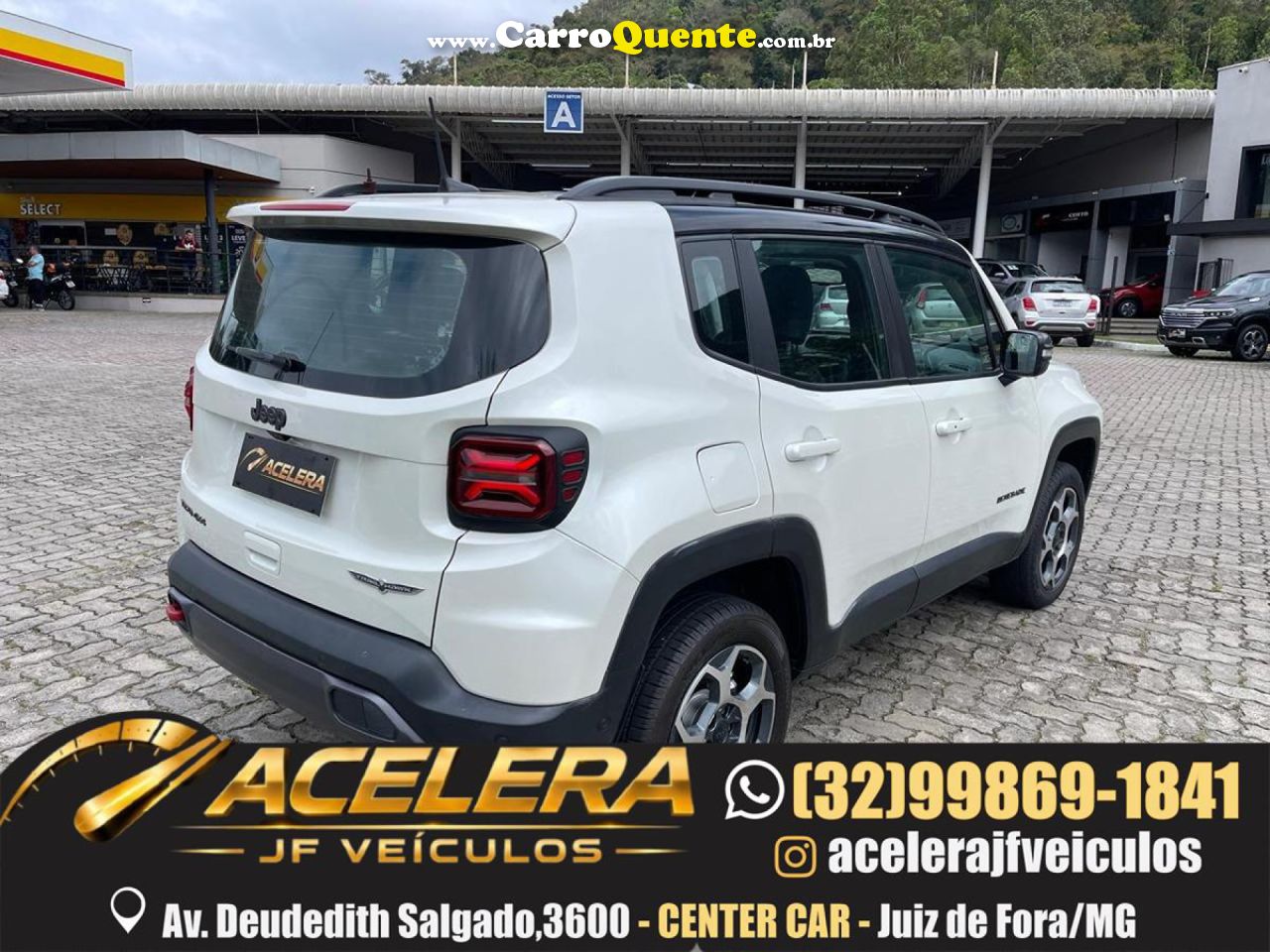 JEEP   RENEGADE TRAILHAWK T270 1.3 TB FLEX AUT.   BRANCO 2024 1.3 FLEX - Loja