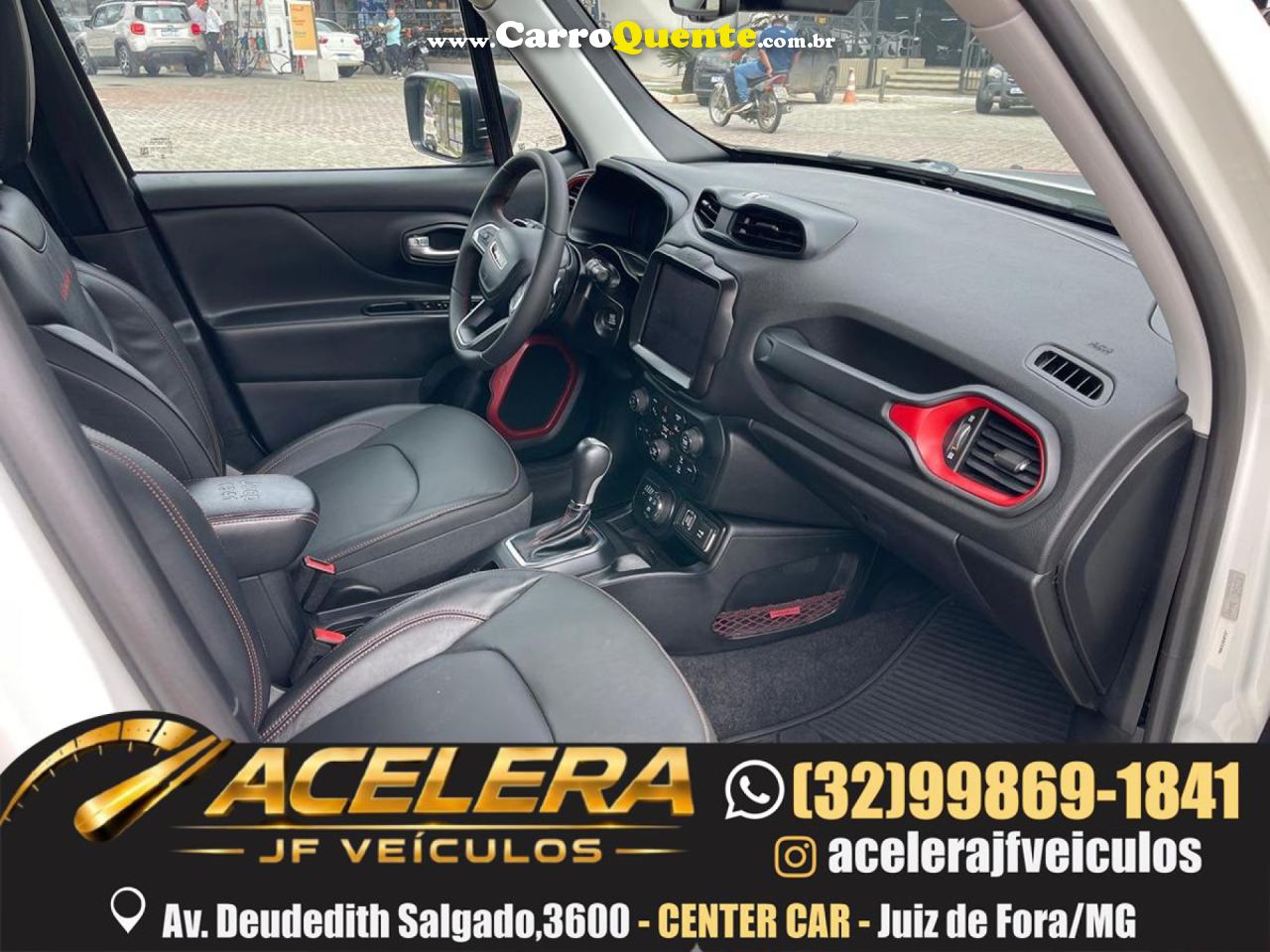 JEEP   RENEGADE TRAILHAWK T270 1.3 TB FLEX AUT.   BRANCO 2024 1.3 FLEX - Loja