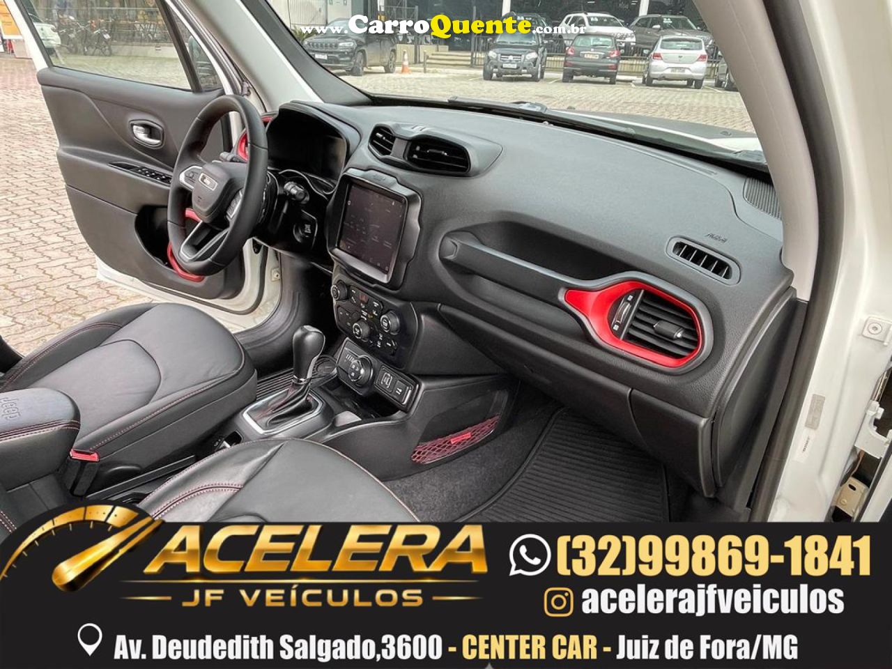 JEEP   RENEGADE TRAILHAWK T270 1.3 TB FLEX AUT.   BRANCO 2024 1.3 FLEX - Loja