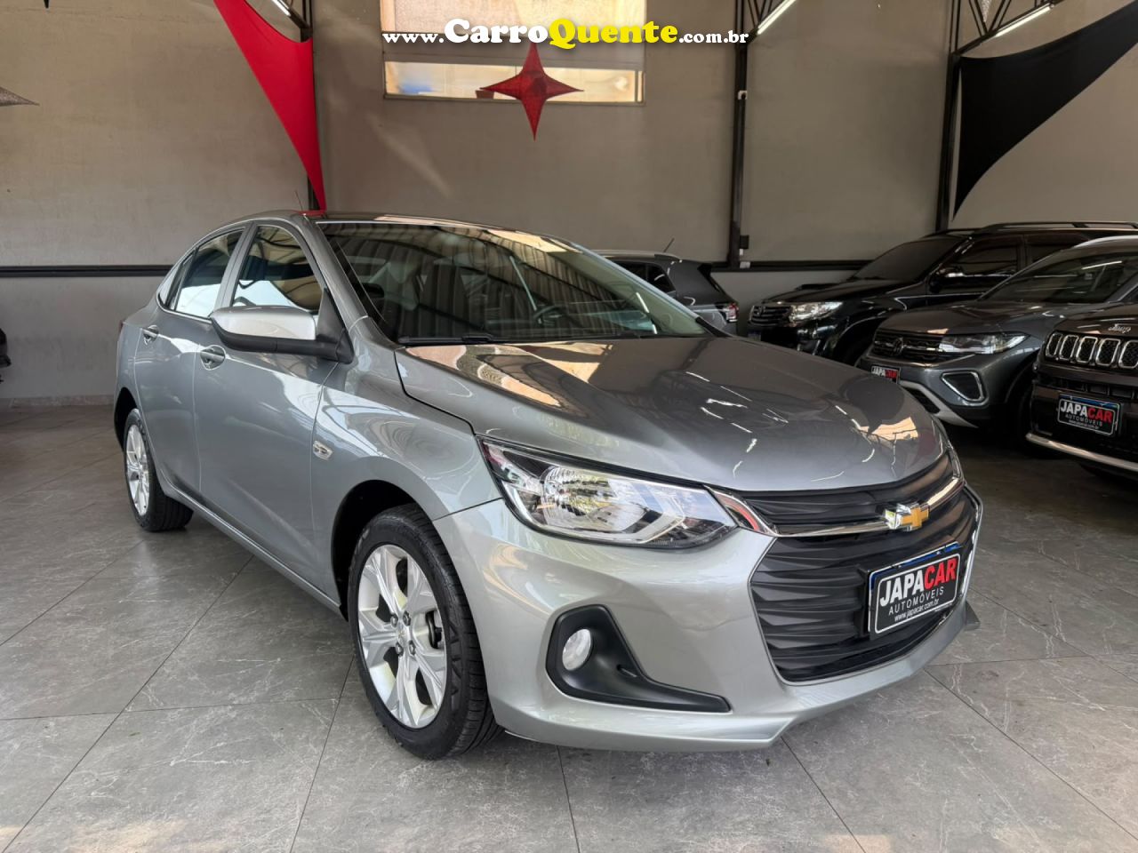 CHEVROLET   ONIX SEDAN PLUS LTZ 1.0 12V TB FLEX AUT.   PRATA 2024 1.0 FLEX - Loja