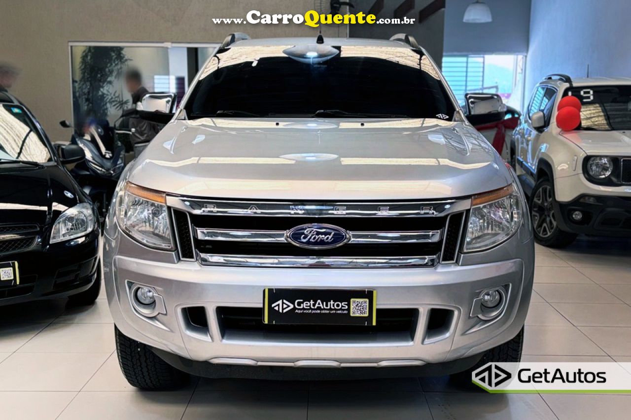 FORD   RANGER LIMITED 3.2 20V 4X4 CD AUT. DIES.   PRATA 2014 3.2 DIESEL - Loja
